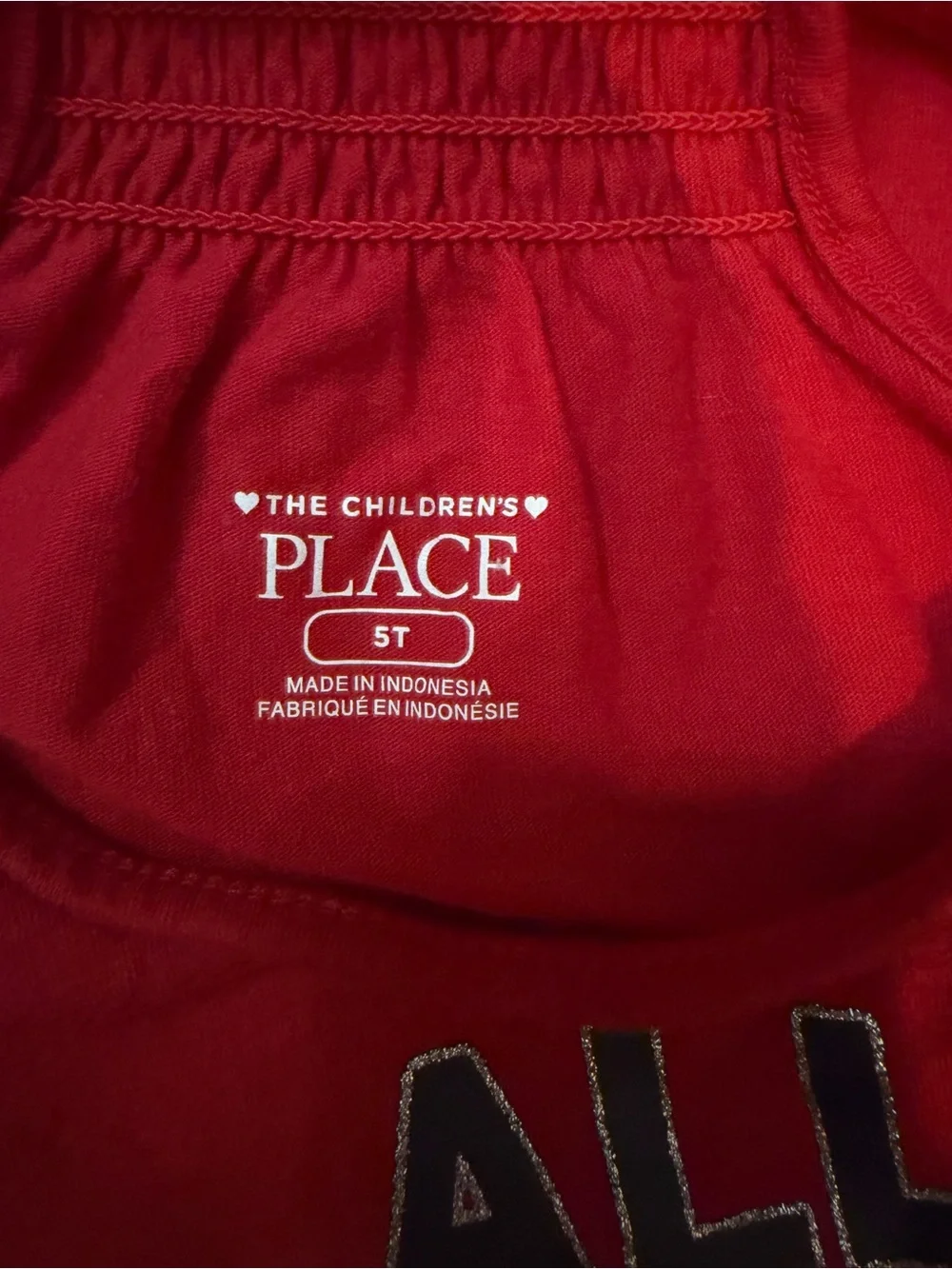 The Children's Place Red Tank Top and Navy Star Shorts Set